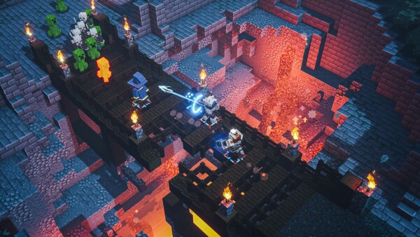 Fantasía mítica a la Minecraft